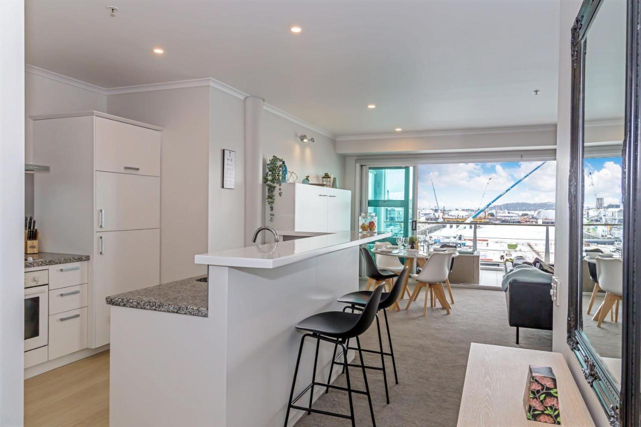 Qv Elegant Modern Apt With Water View - 982 Auckland Buitenkant foto