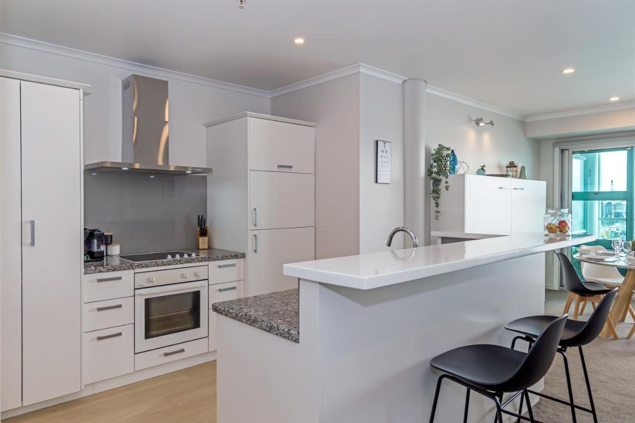 Qv Elegant Modern Apt With Water View - 982 Auckland Buitenkant foto