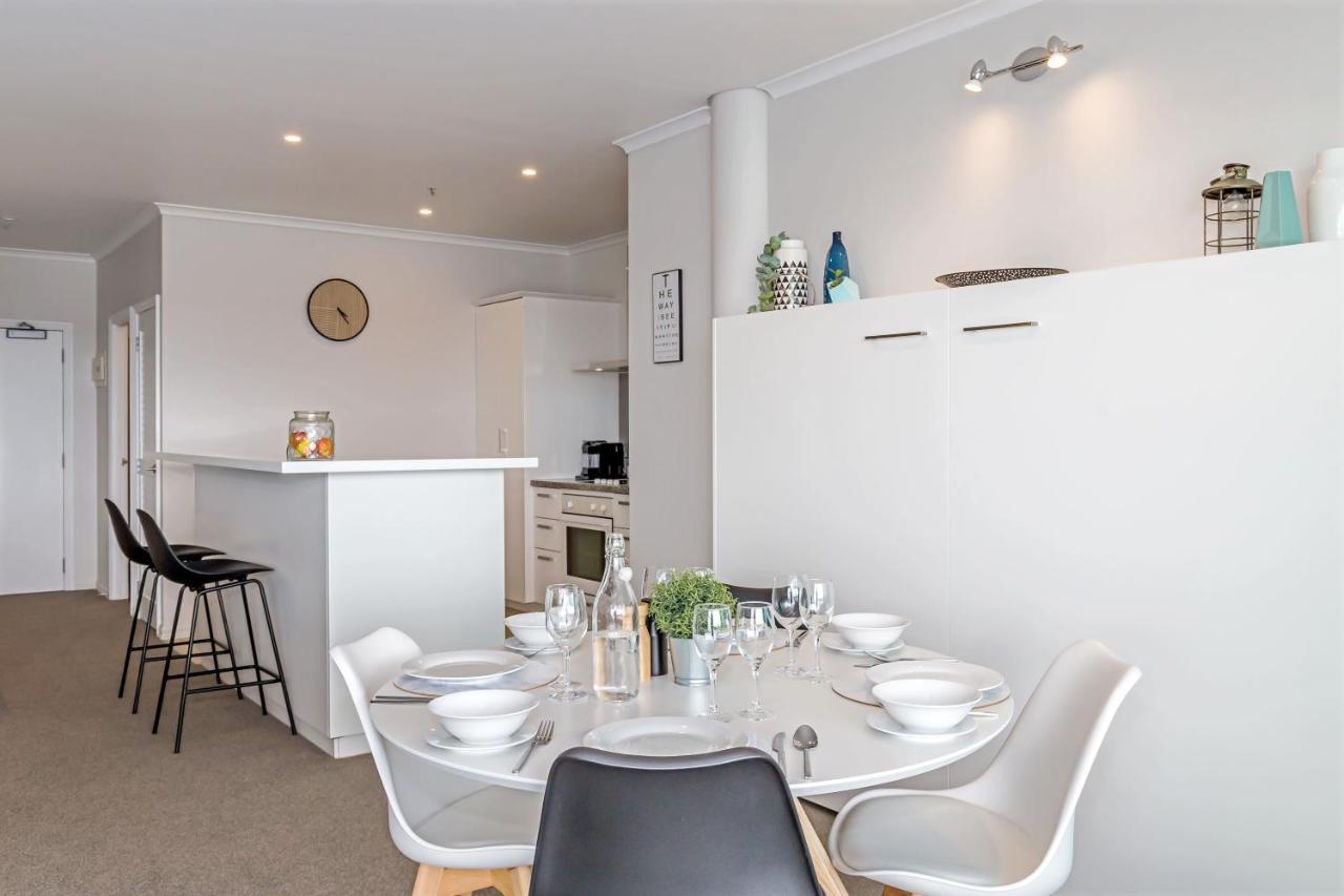 Qv Elegant Modern Apt With Water View - 982 Auckland Buitenkant foto